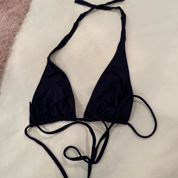 MELISSA ODABASH navy blue bikini top - Picture 1 of 2